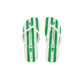 Kids' Amazing World Green Striped Flip - Flops - MIDI