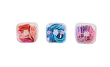 Colorful Soft Hair Ties with Plastic Storage Box 7