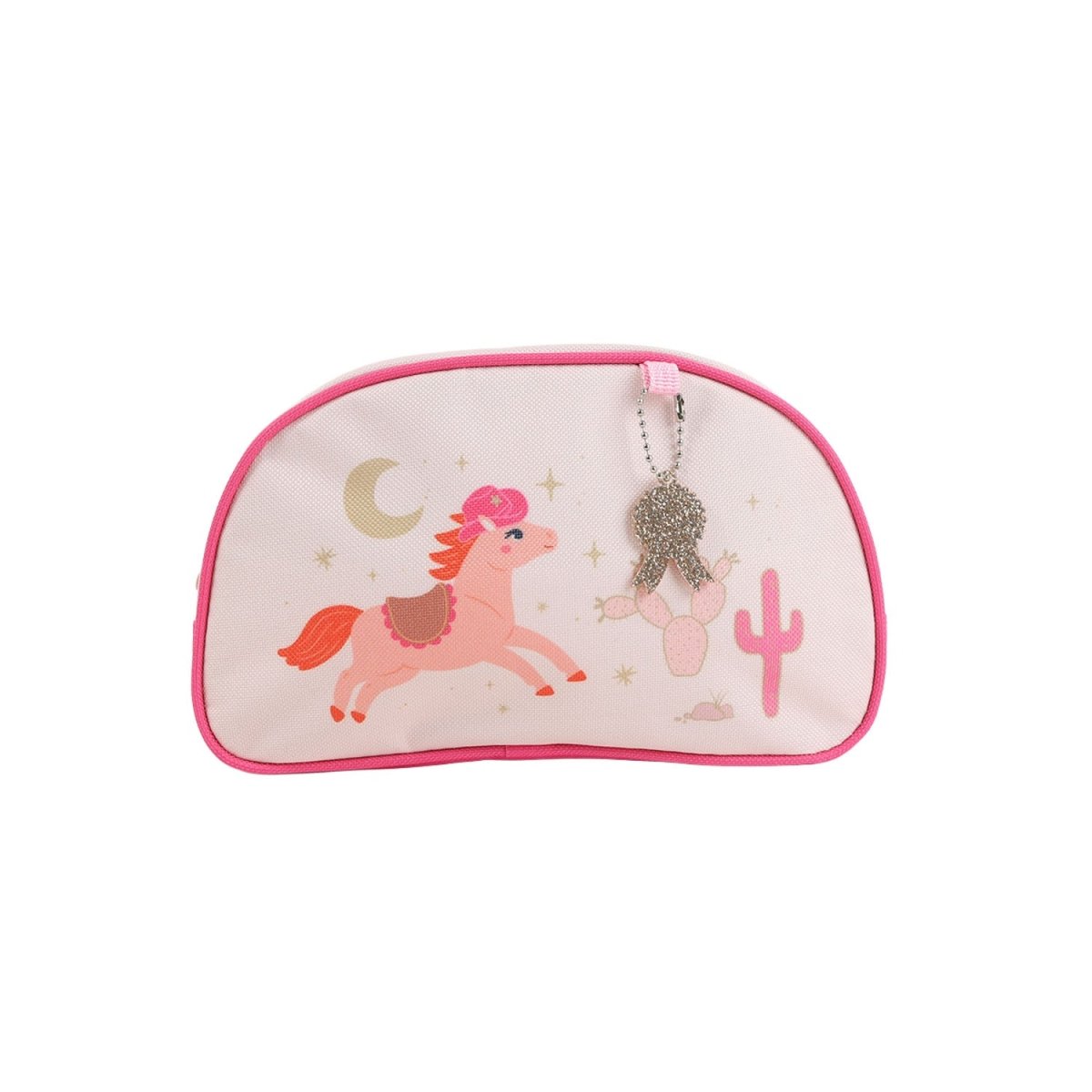Kids Pony Print Zipper Pouch – Cute Storage Bag - MIDI