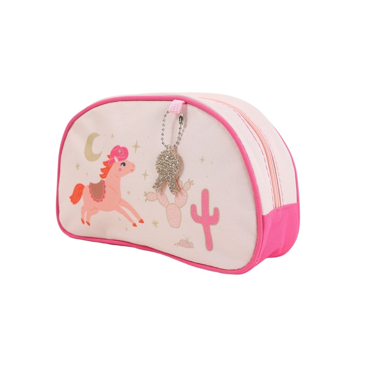 Kids Pony Print Zipper Pouch – Cute Storage Bag - MIDI