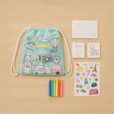 Kids Travel Bag with Coloring Set - MIDI