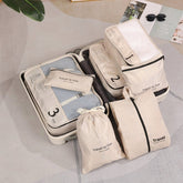 Luxury Travel Packing Cubes - 7pcs Set - MIDI