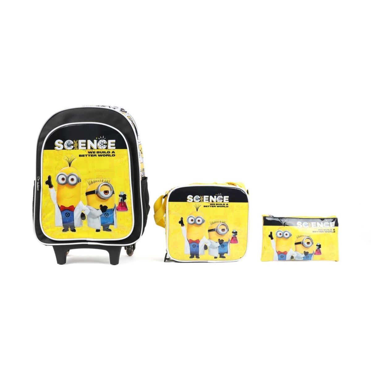 Minions 5 - in - 1 Trolley Bag Set 16” – School Pack - MIDI