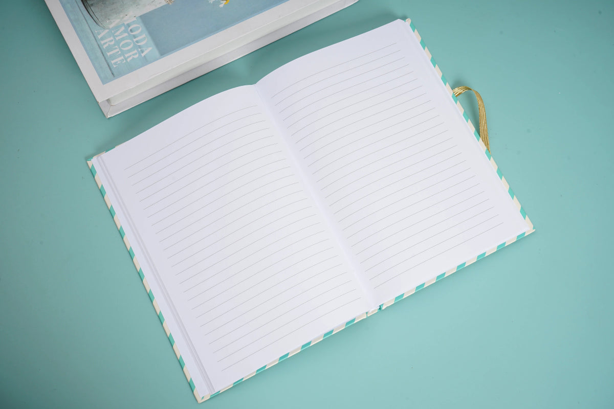 Striped Journal Notebook with Motivational Cover 2
