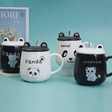 Panda Ceramic Mug with Spoon - MIDI