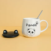 Panda Ceramic Mug with Spoon - MIDI