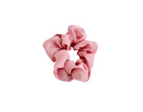 Pink Woven Textured Hair Scrunchie 1