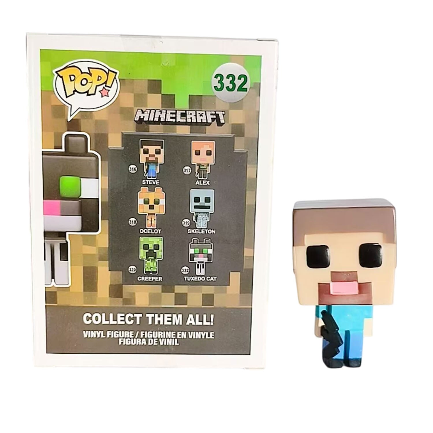 Funko Pop Tuxedo Cat Minecraft Figure #332 3