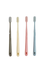 Soft Toothbrushes, 4 - Pack in Assorted Colors - MIDI
