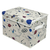 Space - Themed Foldable Storage Box with Lid – 38×25×25 cm - MIDI