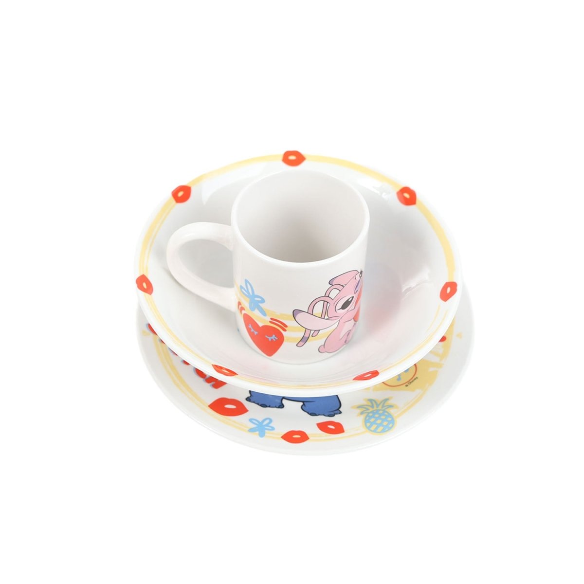 STOR Disney Stitch 3 - Piece Dinnerware Set - MIDI