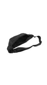 Stylish Black Waist Bag - MIDI