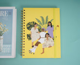 Stylish Women's Design Notebook - MIDI