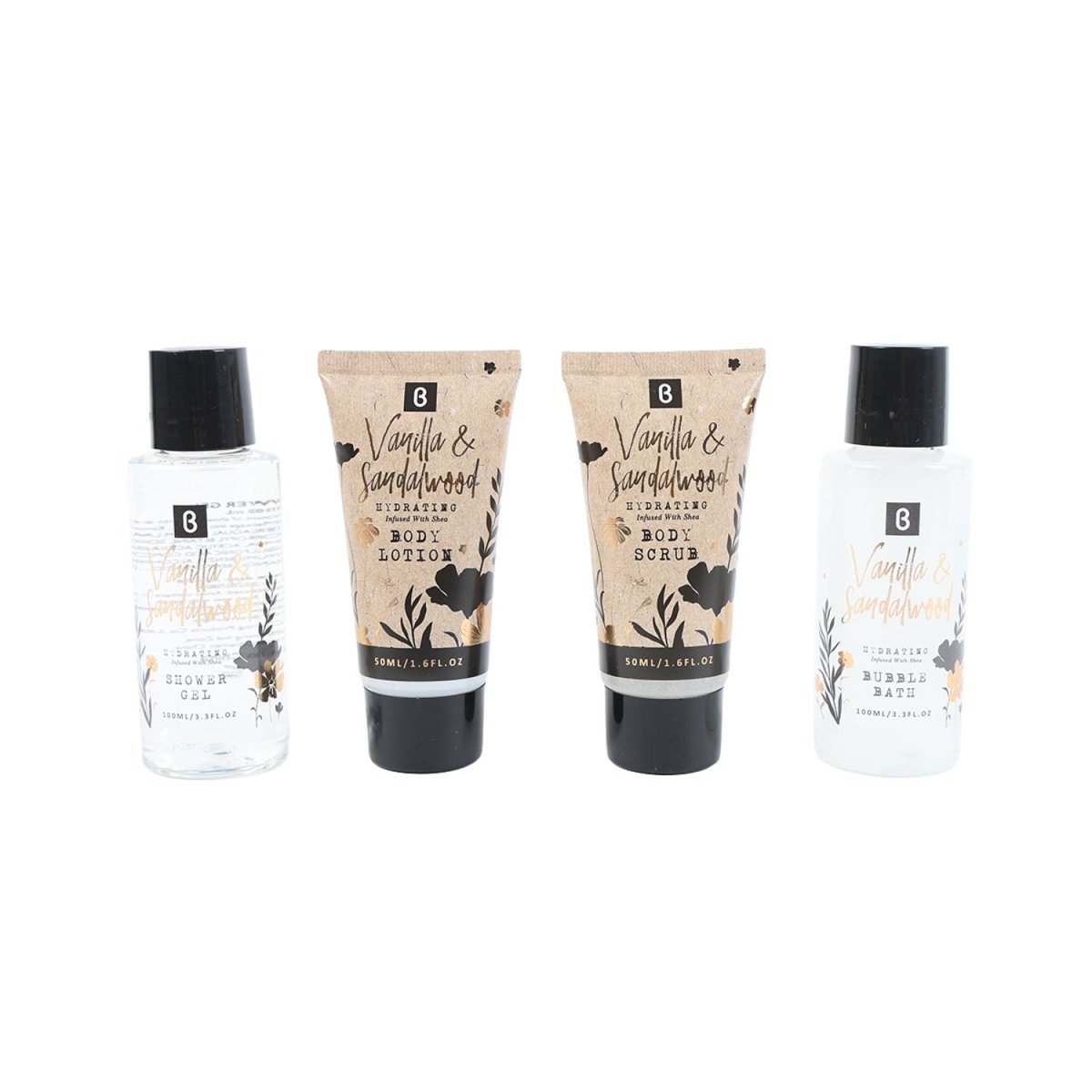 Vanilla & Sandalwood Spa Set – 3 Piece Body Care - MIDI