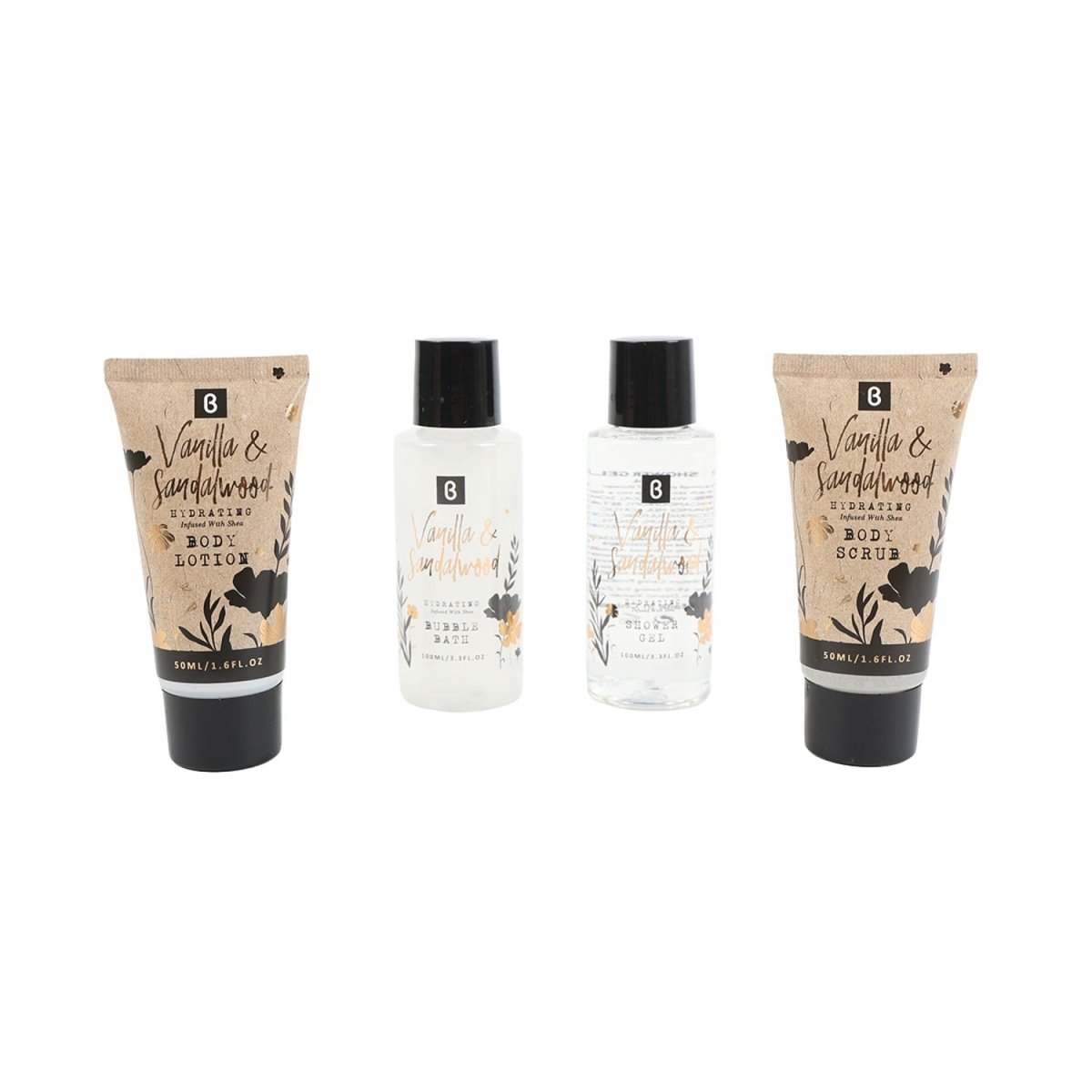 Vanilla & Sandalwood Spa Set – 3 Piece Body Care - MIDI