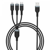 Wiwu 3 - in - 1 Charging Cable - MIDI