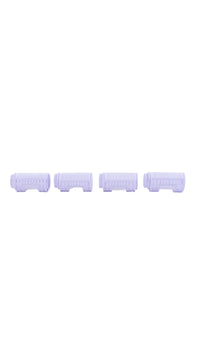 Hair styling curler rollers, light purple, four-piece set