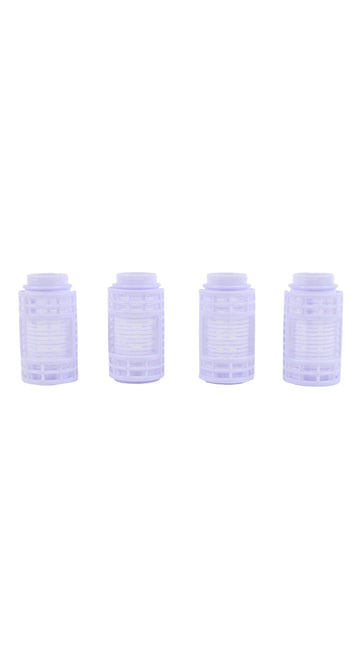 Hair styling curlers set of 4, light purple plastic rollers