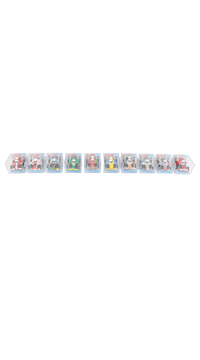 Diecast pull-back race car blister pack row, multicolor toy cars