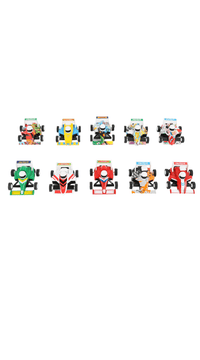 Diecast pull-back race cars, multicolor assortment of small racing toy vehicles