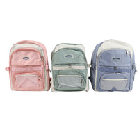 Net pocket 4-piece school bag/Mixed