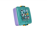1300ml Astronaut square with cutlery lunch box /mixed - MIDI