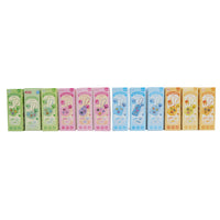 Assorted-color DIY crystal resin charm kit boxes lined up, with pendant chain designs