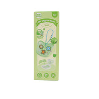 Green DIY crystal resin charm kit box with pendant chain and bear shape charms
