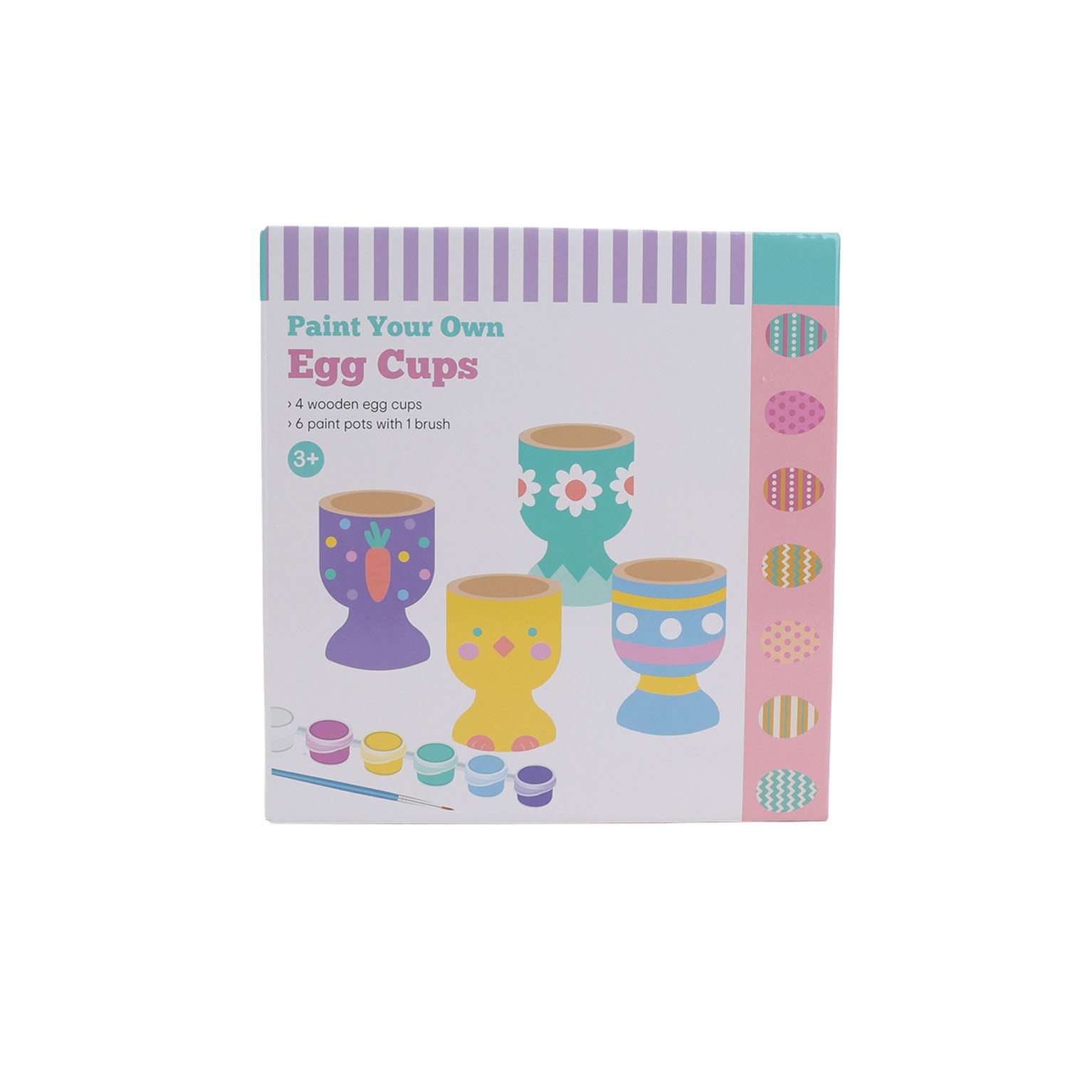 Wooden Egg Cup Painting Kit