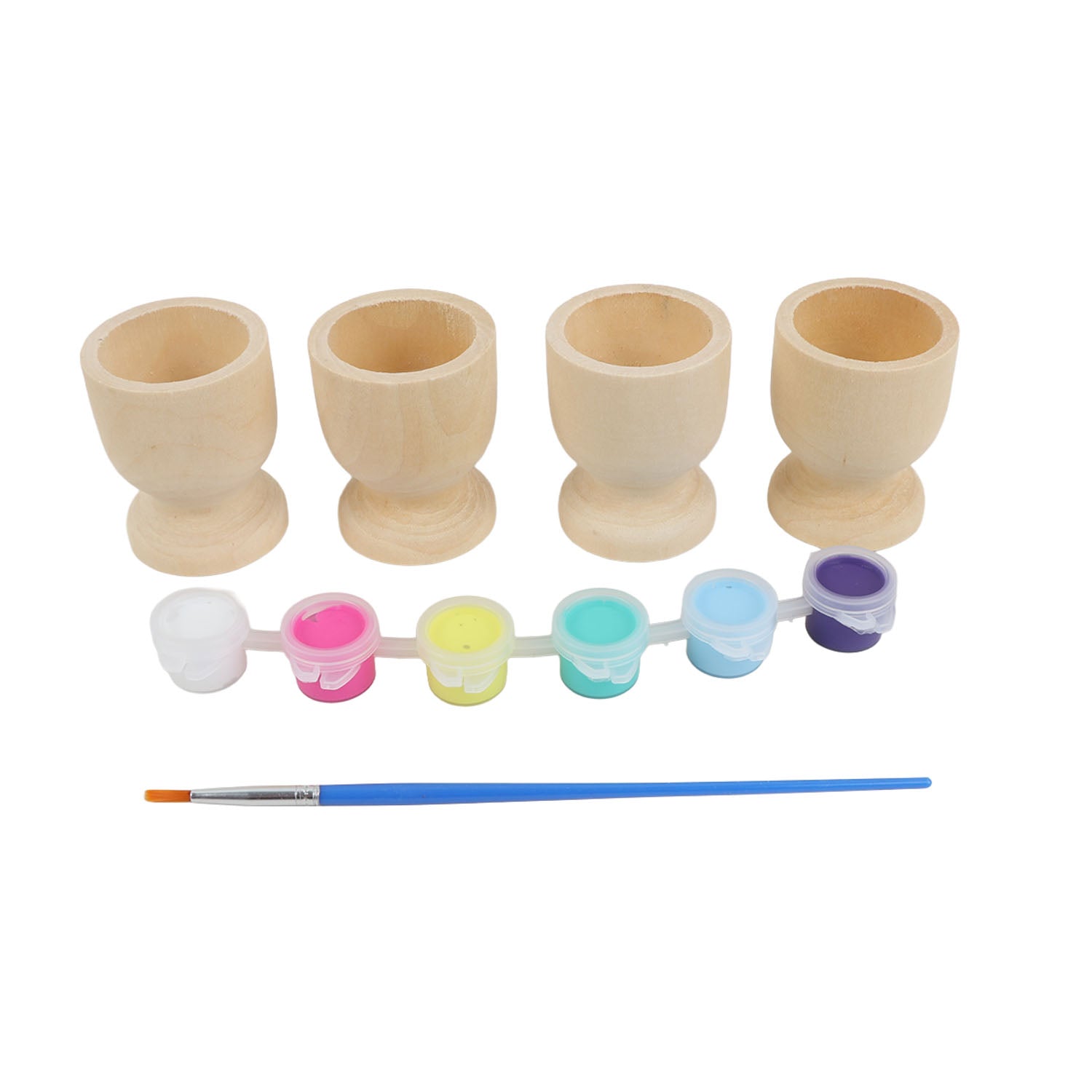 Wooden Egg Cup Painting Kit