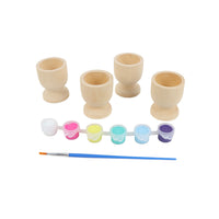 Wooden Egg Cup Painting Kit