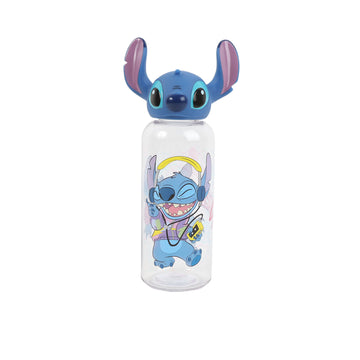 STOR 3D ECOZEN FIGURINE BOTTLE 560 ML STITCH FLOWR