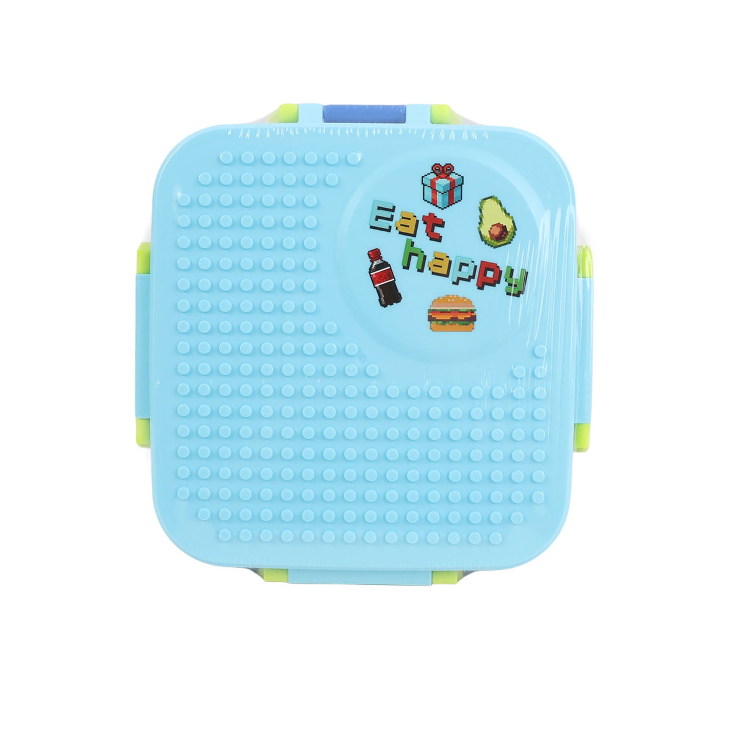 1250ml Happy Eating Handle Building Block LunchBox