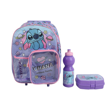 Stitch 3-in-1 Trolley School Bag 14-inch