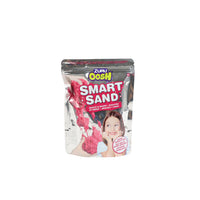 Smart Sand pouch with red pink sculpting sand