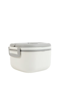 800ml lunch box with carry latch and smooth round top lid