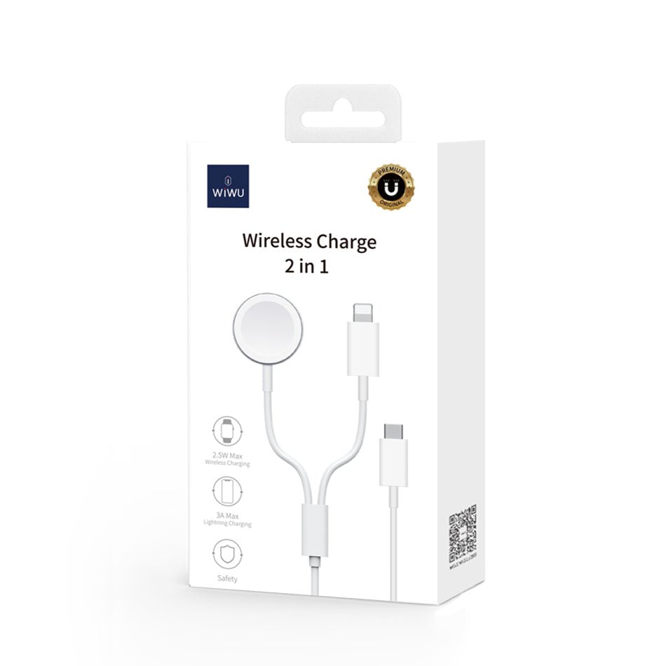 2 - in - 1 Apple Watch & iPhone Charger - MIDI