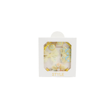 Children’s Hair Accessories Set with Yellow Accents 1
