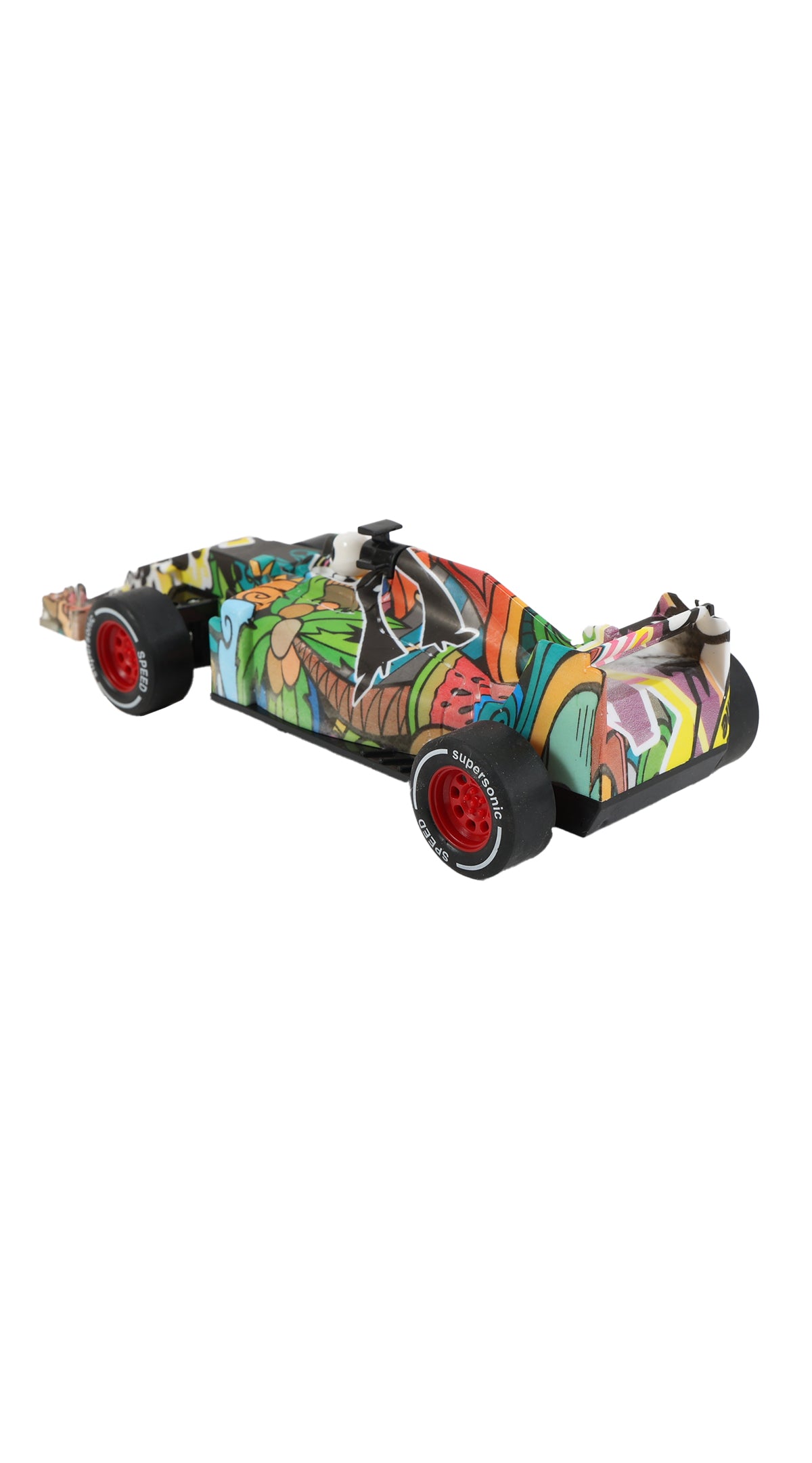 1:18 four-way remote control graffiti equation car