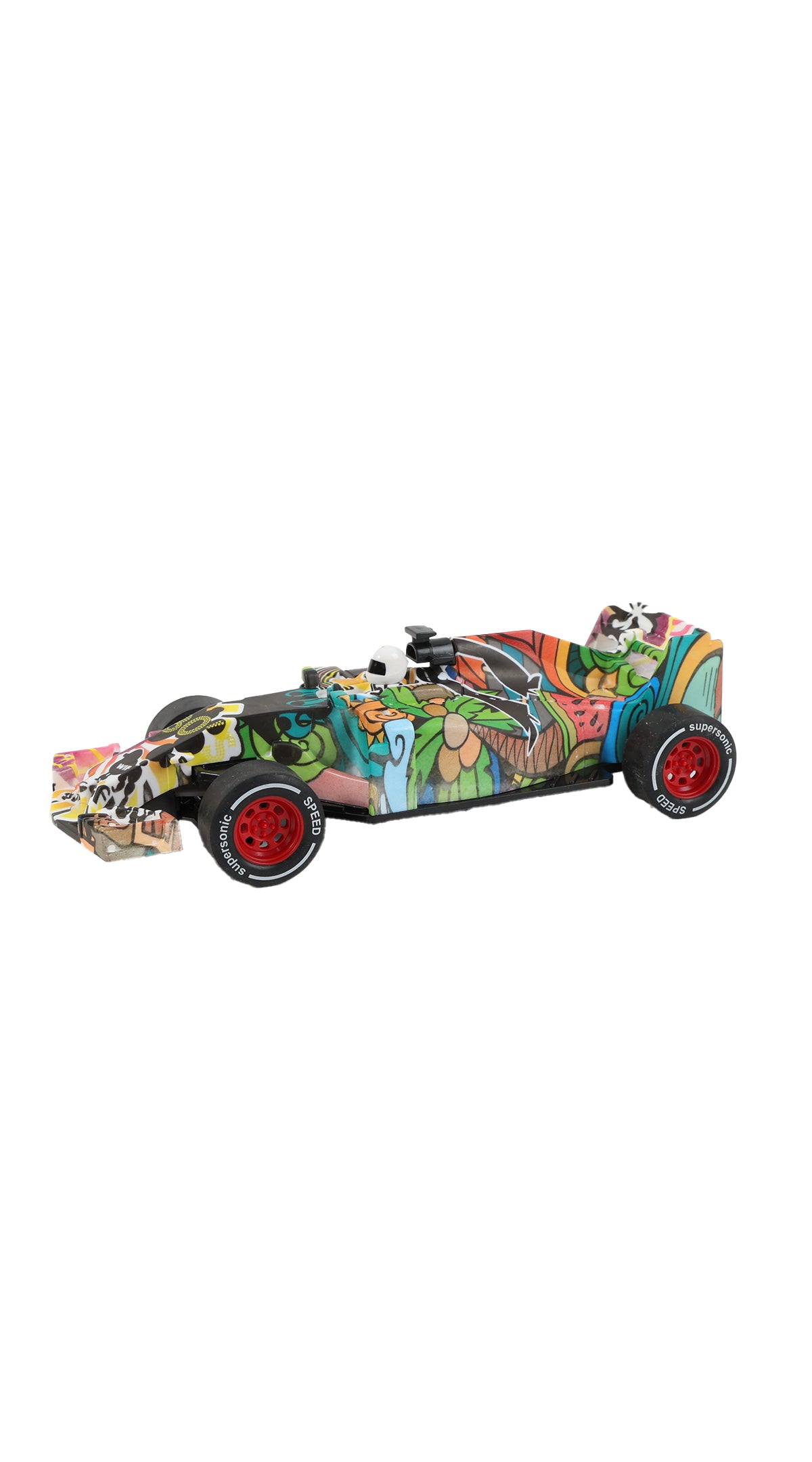 1:18 four-way remote control graffiti equation car