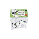 3 Cute Little Panda Figurines - MIDI
