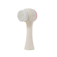 Pack of 2 Silicone Double-Head Facial Cleansing Brushes