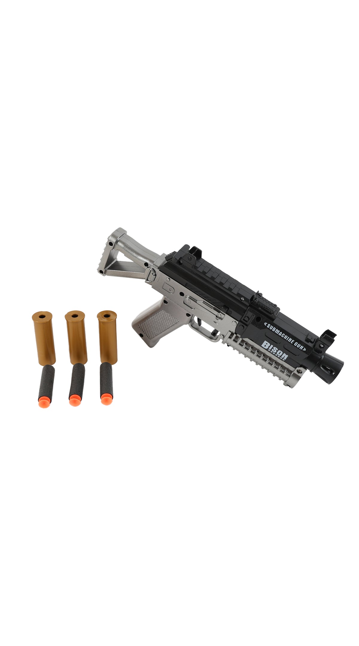 2 2 لون مختلط بيسون، M416 مسدس طلقات لينة قابل للطي مع خاصية القذف