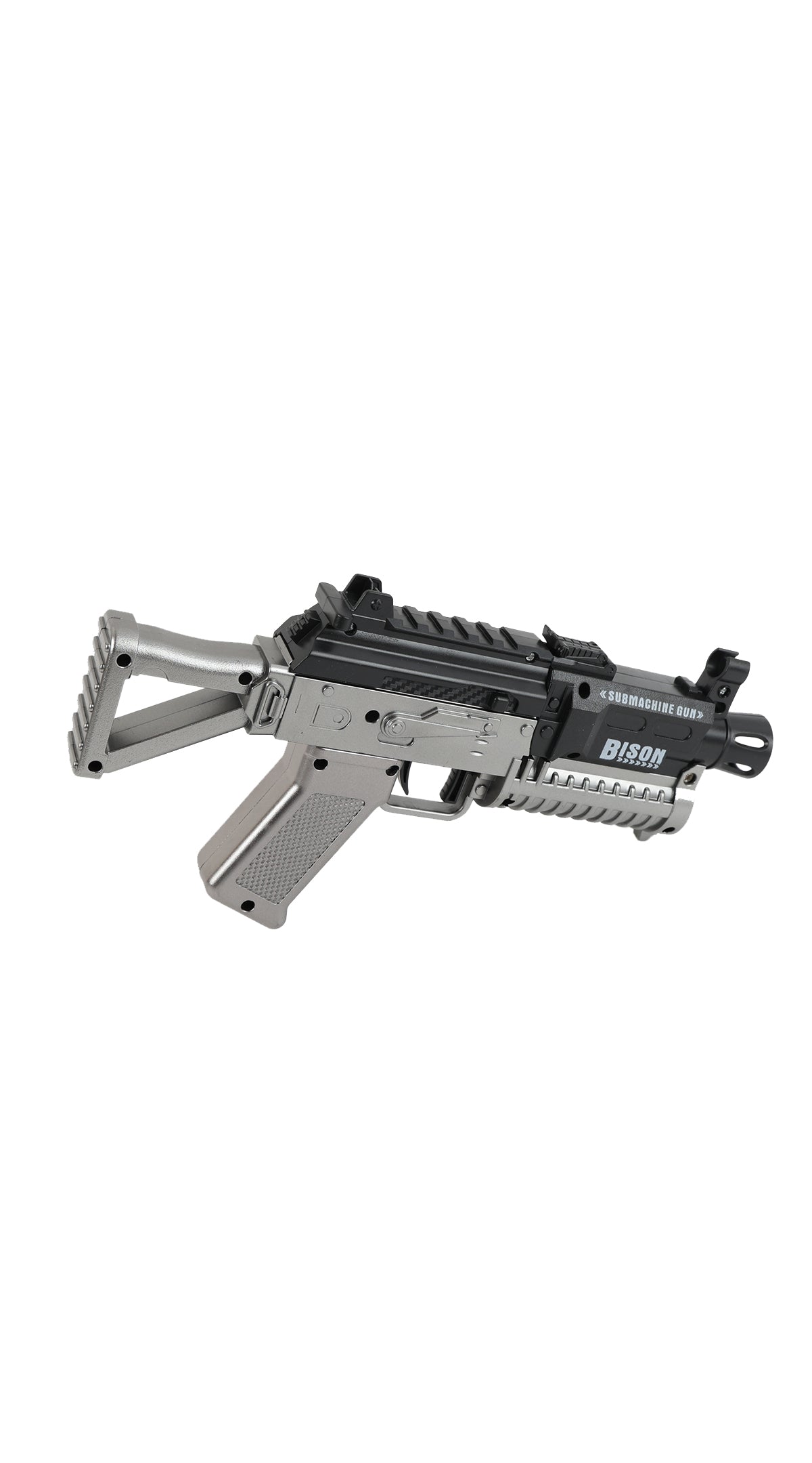 2 2 لون مختلط بيسون، M416 مسدس طلقات لينة قابل للطي مع خاصية القذف