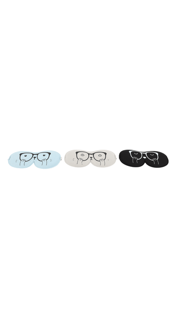 3D Eye Covering for Sleeping, Fun Print, Assorted Colors 1