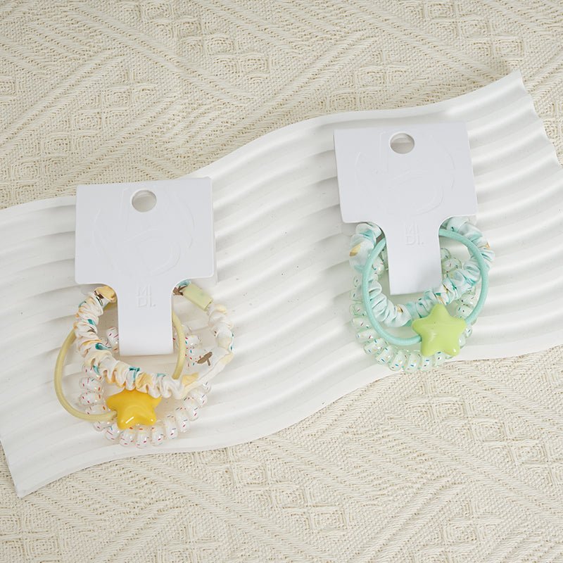 Elastic Hair Ties with Star-Shaped Charms 6