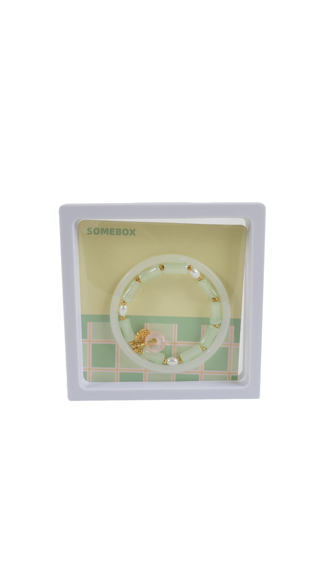 4 color mix Bamboo bracelet - MIDI