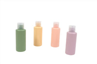 4 Pcs Pastel Travel Bottles Set - MIDI