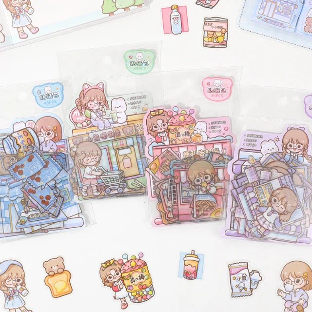 40 Cute Stickers for Planners & Laptops - MIDI