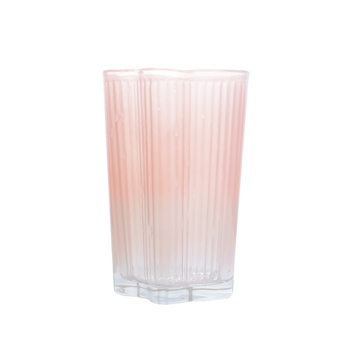 420ml Pink Glass - Elegant Design - MIDI